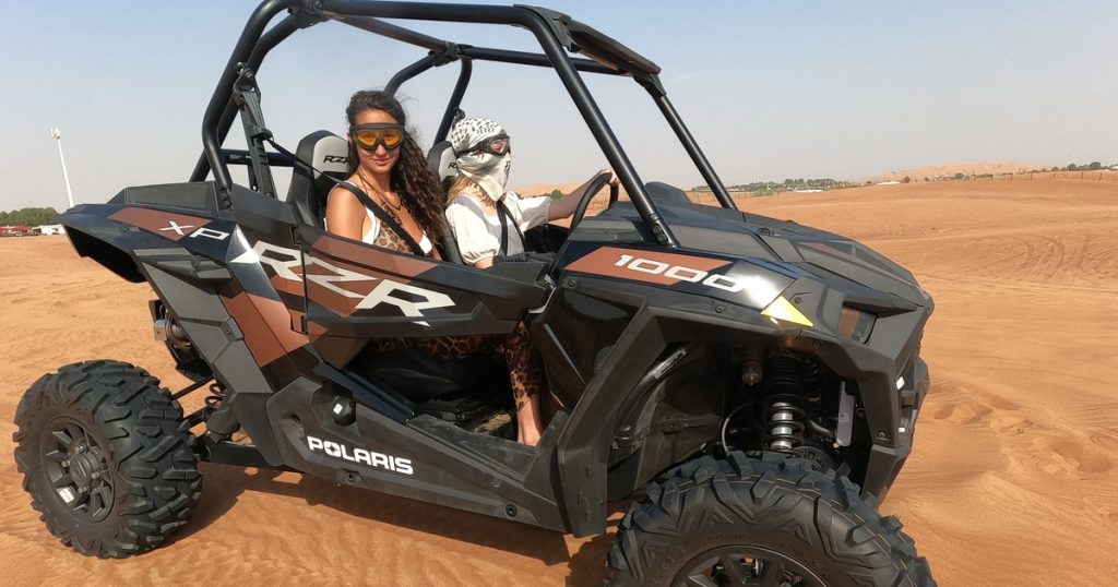 2 Seater polaris dune buggy ride dubai