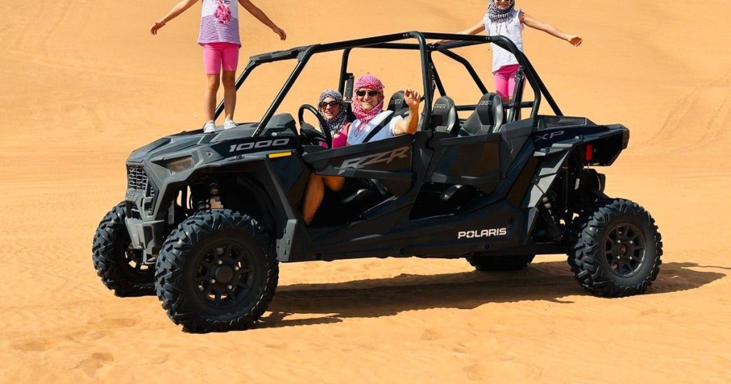 2 Seater polaris dune buggy ride dubai