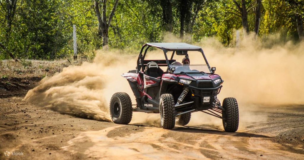 guided Polaris RZR dune adventure Lahbab Dubai