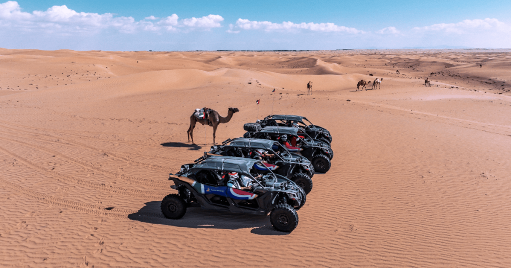 	2 Seater Can-Am Dune Buggy Dubai in the desert