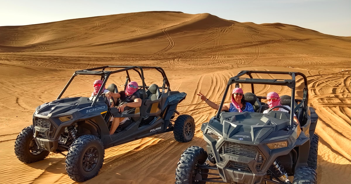 4 Seater Polaris Buggy Dubai for Family desert adventure
