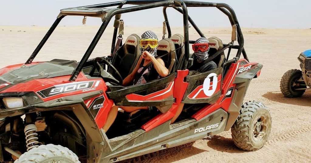 4 Seater Buggy Tour Dubai across stunning desert dunes