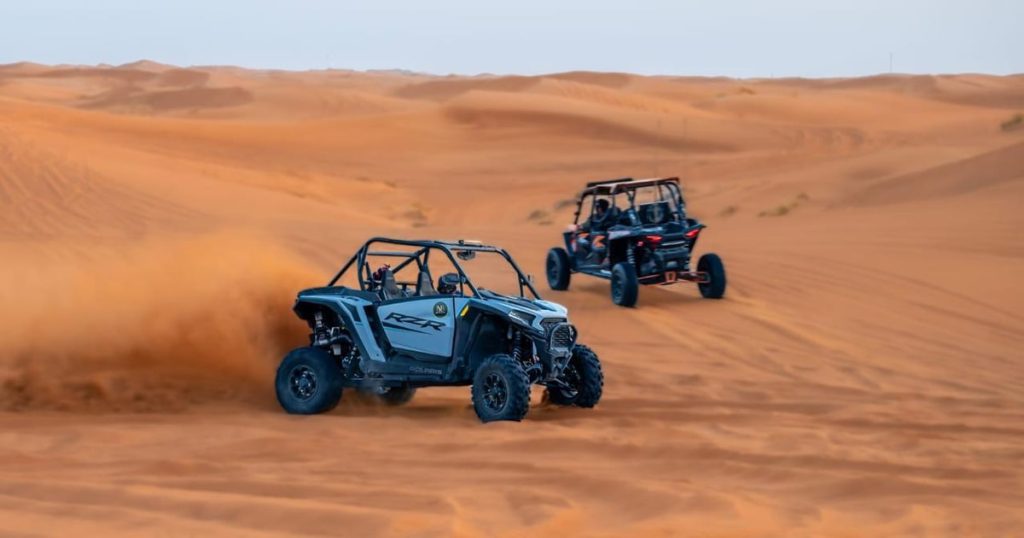Lahbab Red Dunes buggy tour for couples Dubai